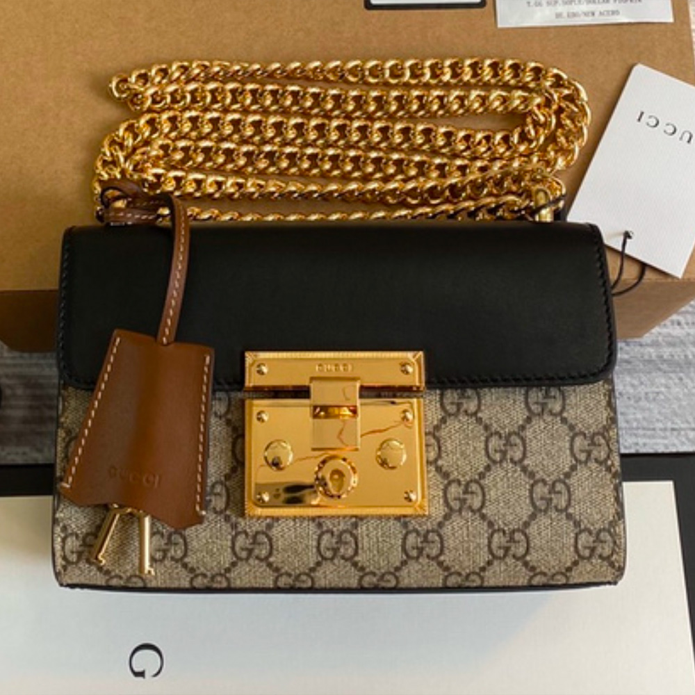 Gucci Padlock Lock Buckle Crossbody Bag
