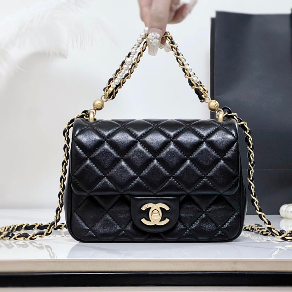 Chanel 24P Mini Square Black