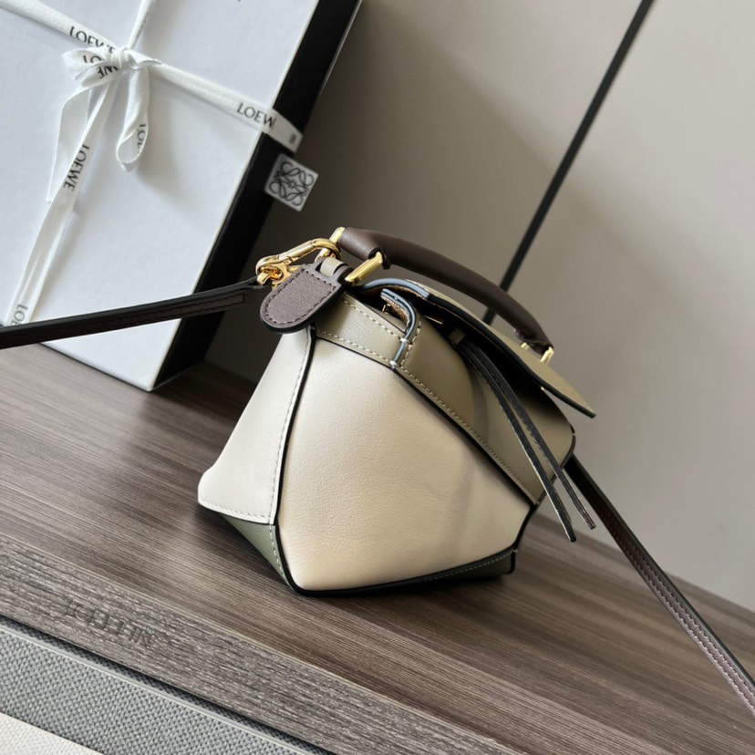 Loewe Mini Puzzle white-green