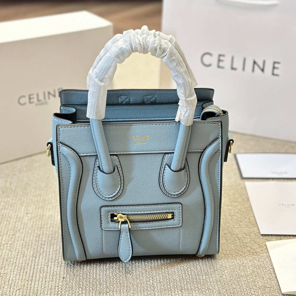 Celine Luggage Smiley leather handbag crossbody bag