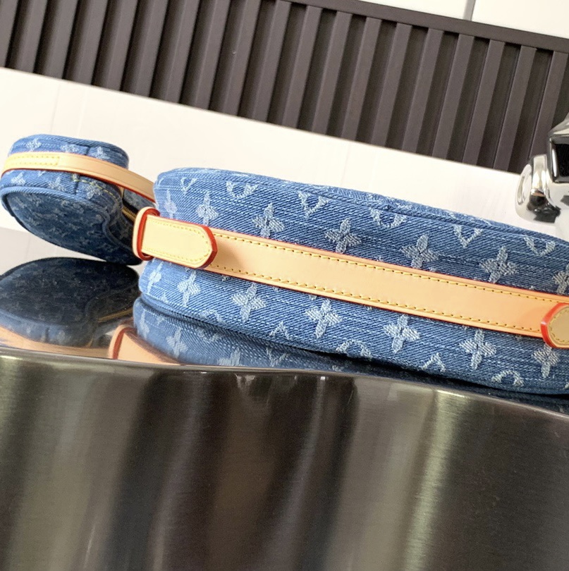 Louis Vuitton LV CROISSANT Denim Handbag