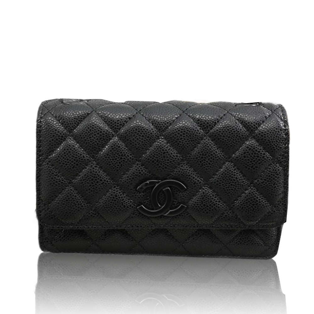 Chanel Grained Flap Crossbody Bag