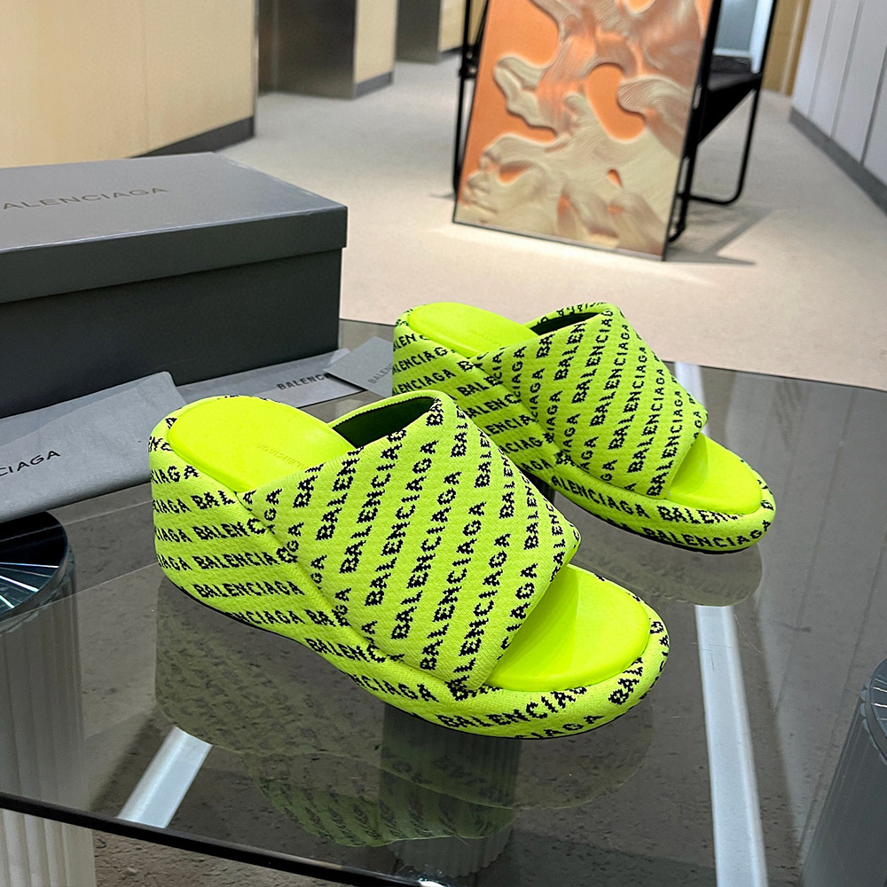 Balenciaga  Chunky Heel Sandals Slide Sandal