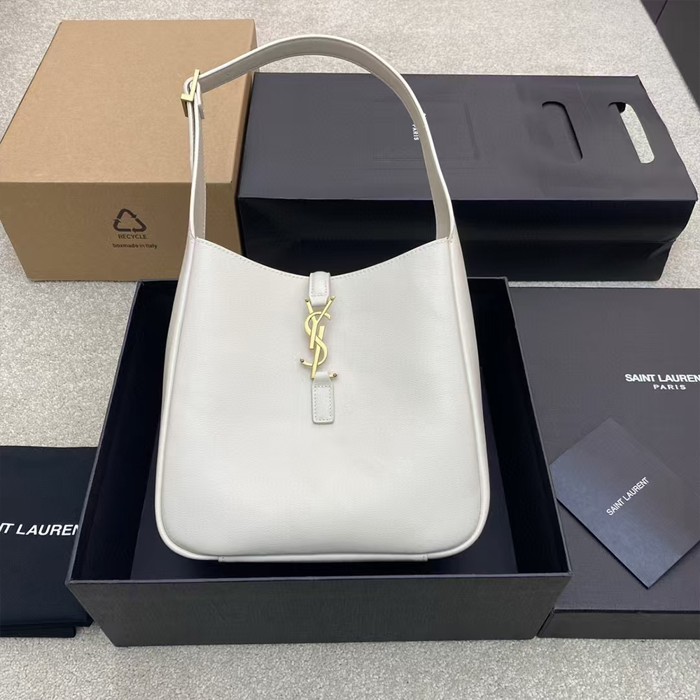 SAINT LAURENT YSL Le 5 à 7 Leather Shoulder Bag