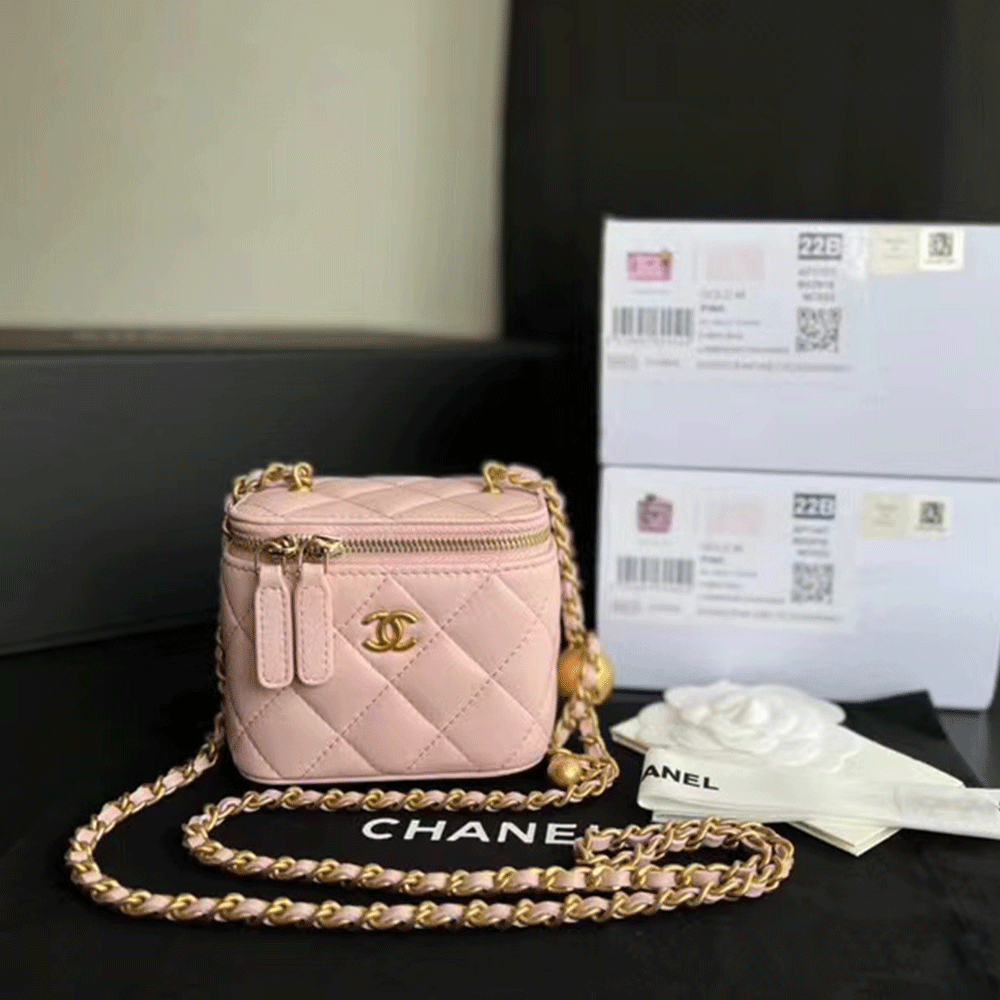 Chanel Golden-Ball Makeup Box