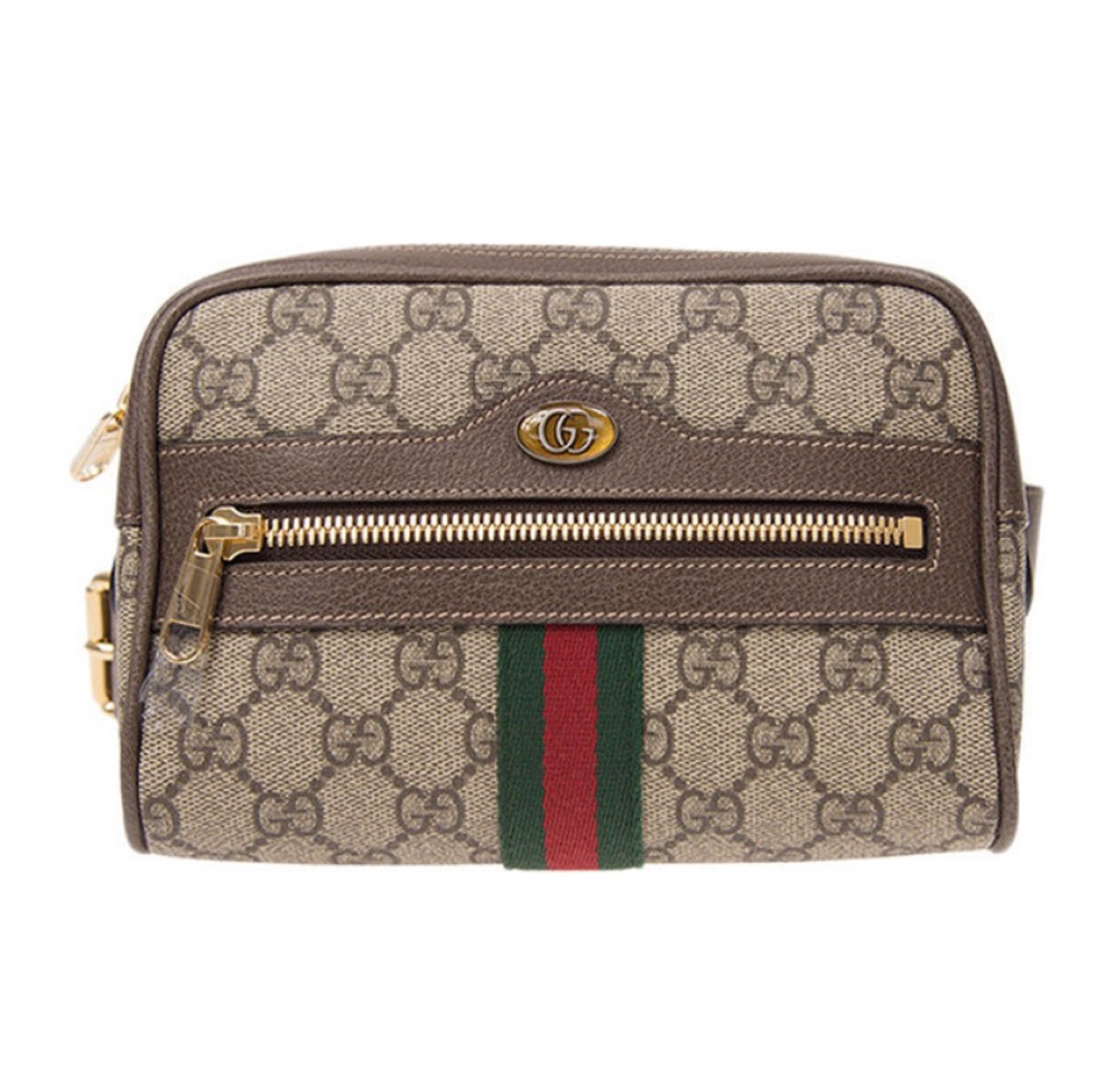 Gucci Ophidia Striped Webbing Waist Pack