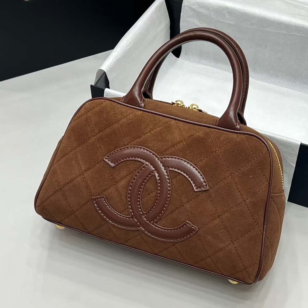 Chanel Vintage Suede Bag