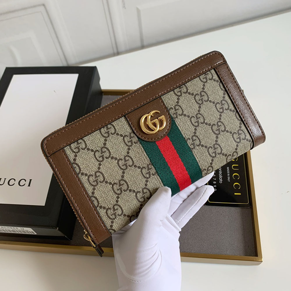 Gucci Unisex Ophidia&Tiger Head Wallet