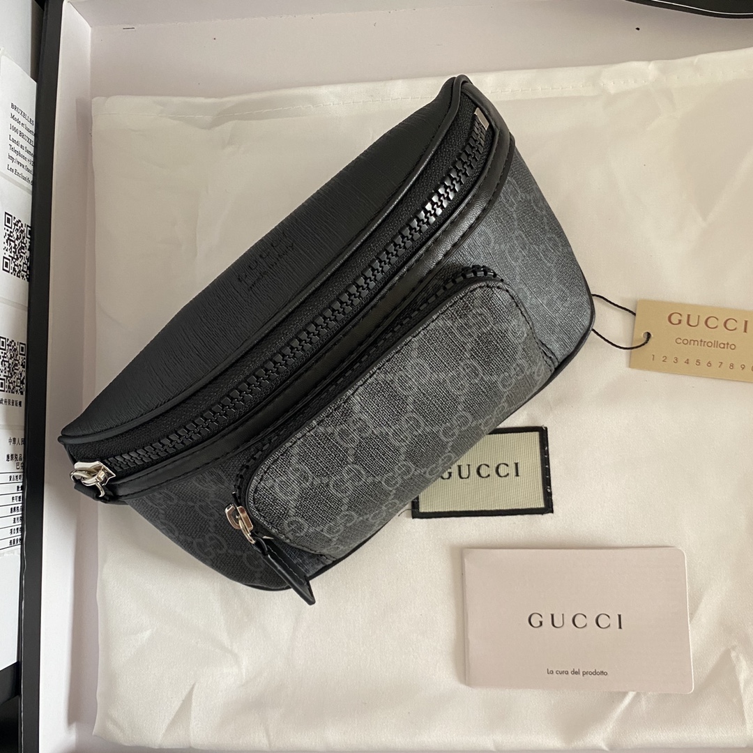 Gucci Canvas Crossbody Waist Bag
