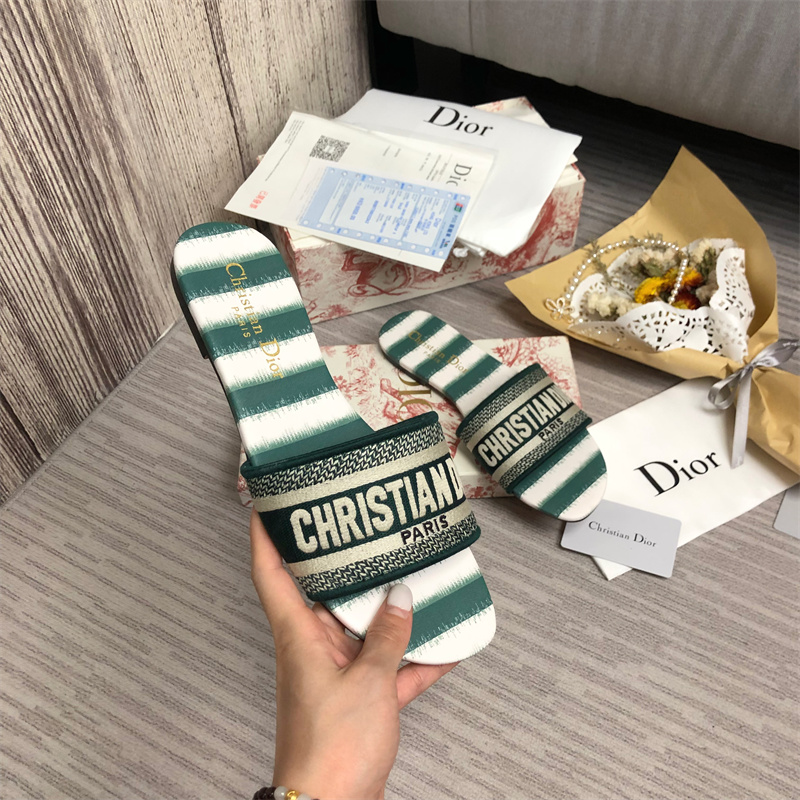 Dior DWAY Slide Slipper Sandals