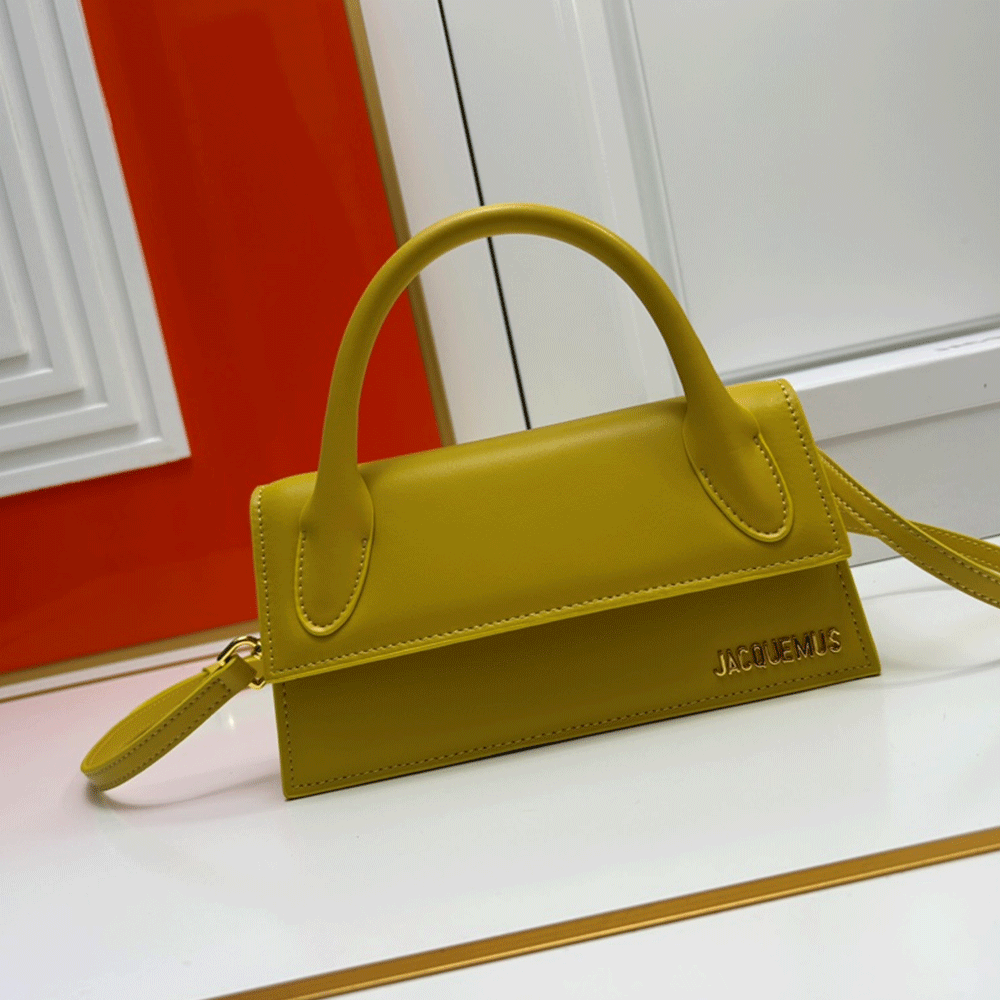 Jacquemus Leather Pocket Red Envelope  Bags