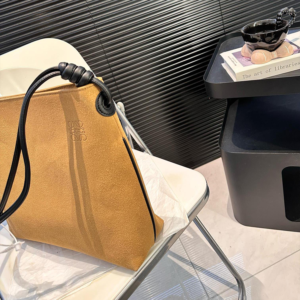 LOEWE Suede Tote Bag