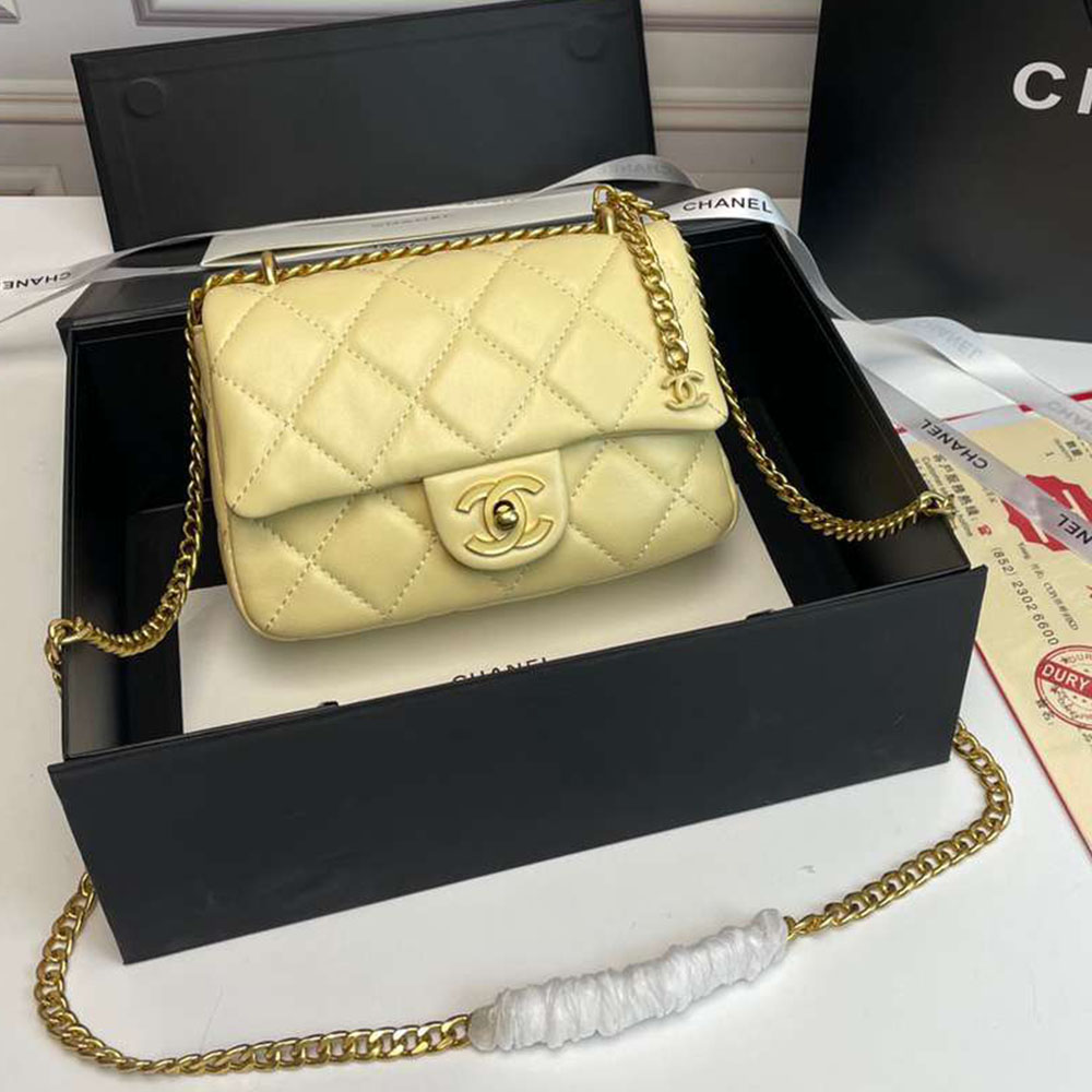 Chanel CC CF Enamel Buckle Bag