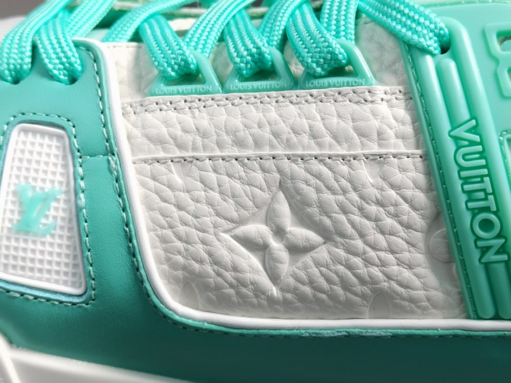Louis Vuitton Trainer  White Green