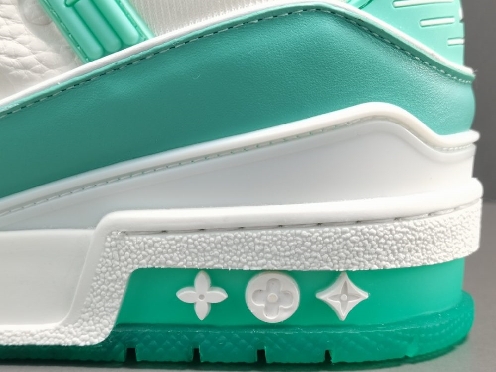 Louis Vuitton Trainer  White Green