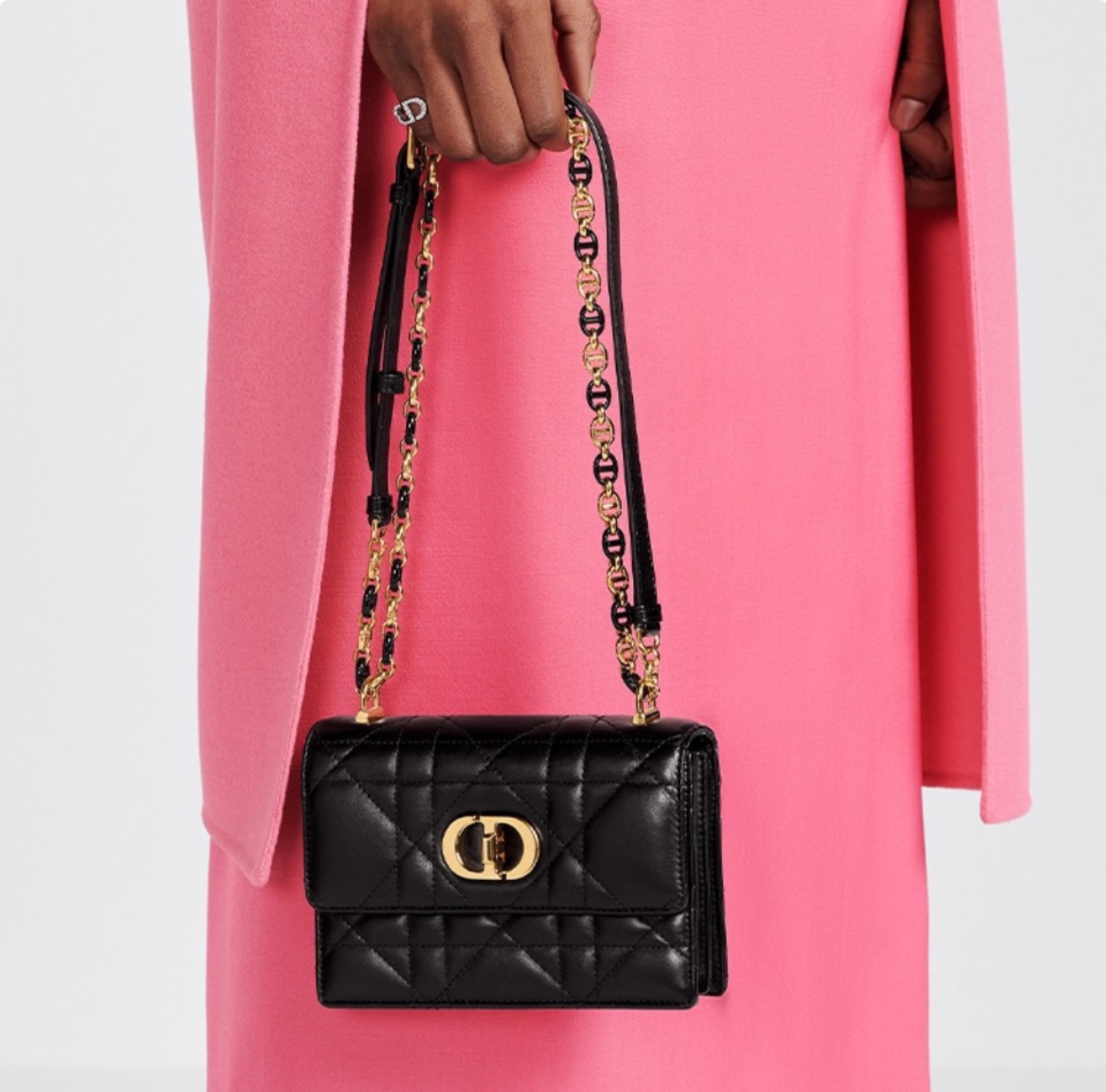 DIOR Miss Caro Leather Shoulder Bag