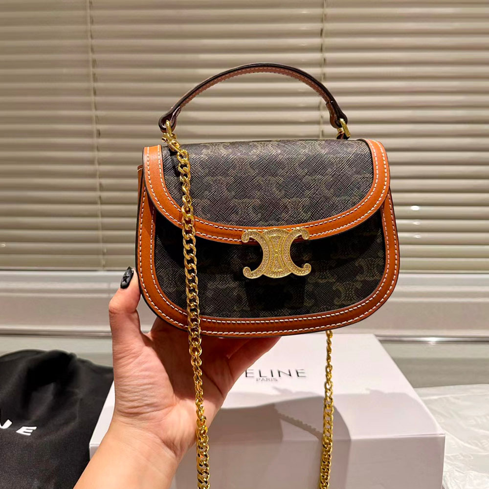 CELINE Triomphe Besace Handbag