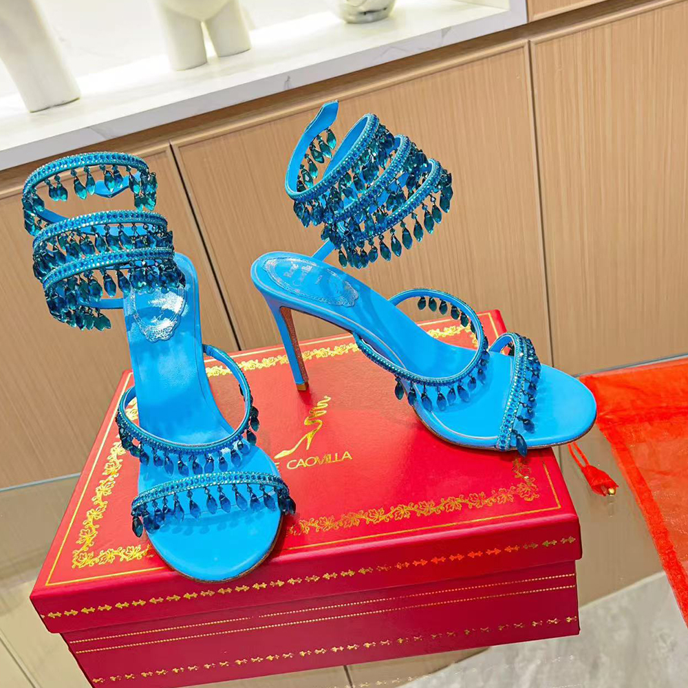 Rene Caovilla Chandelier Elegant Evening Sandals