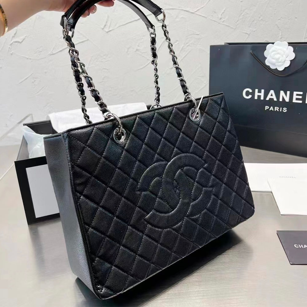 CHANEL GST Tote Bag Caviar A50995