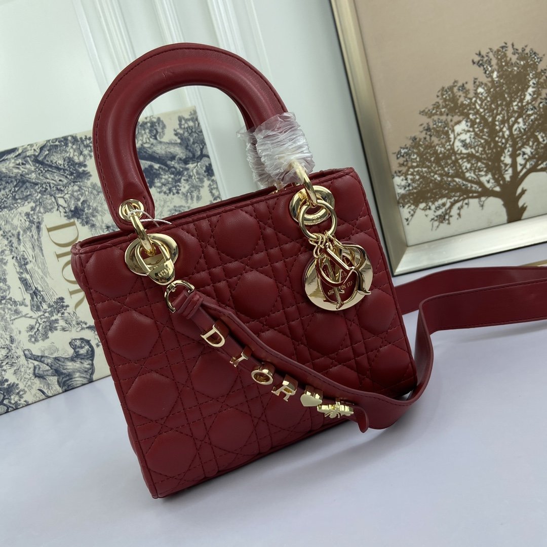 Dior The LADY DIOR Bag MINI SIZE(17*15*7cm)