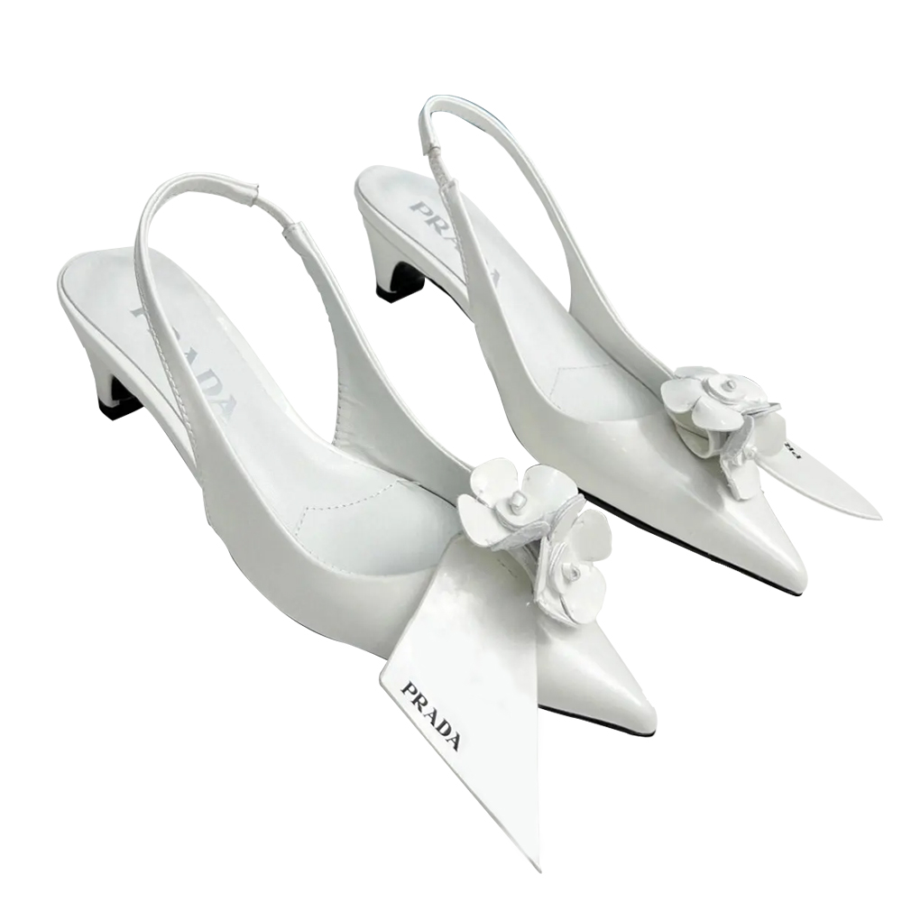 Prada  Leather Temperament Piece  Sandals Slide