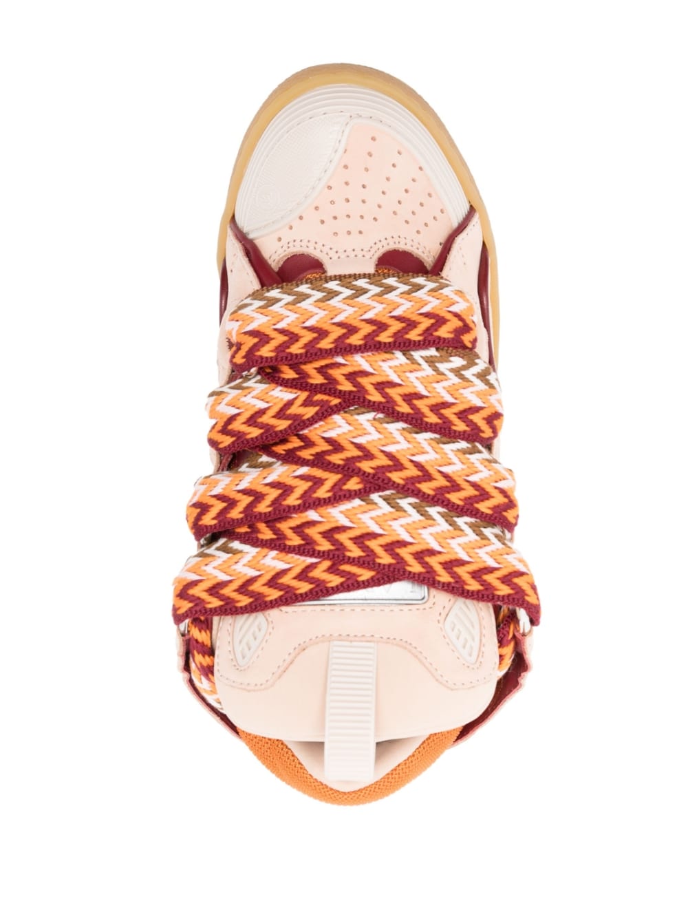 Lanvin LEATHER CURB SNEAKERS