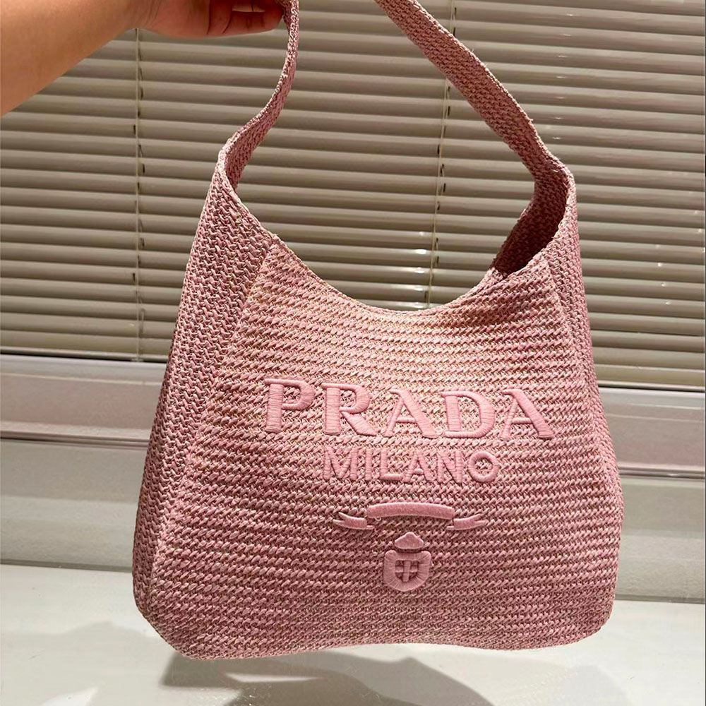 Prada Crochet Handbag Tote Bag