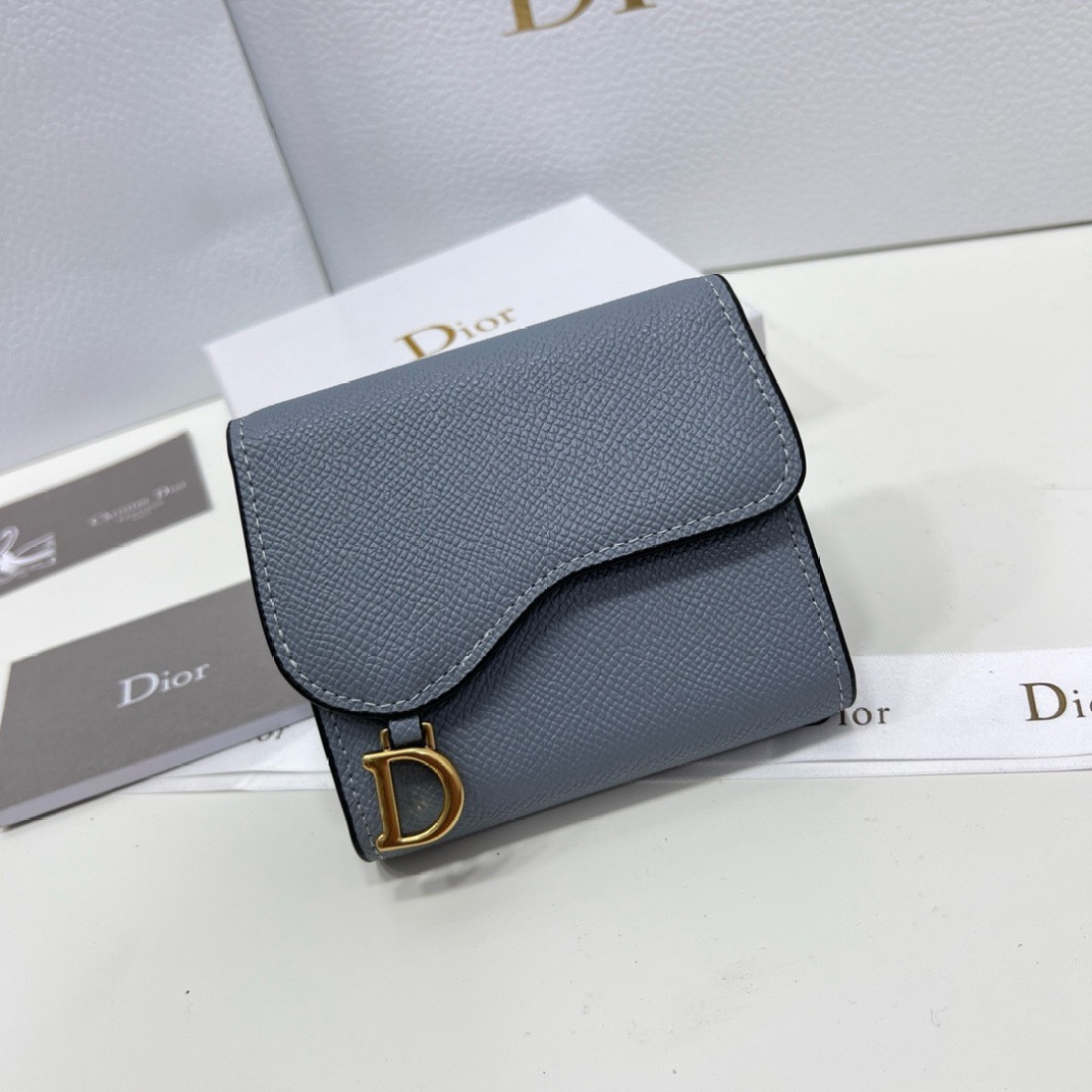 Dior saddle Three Fold Wallet