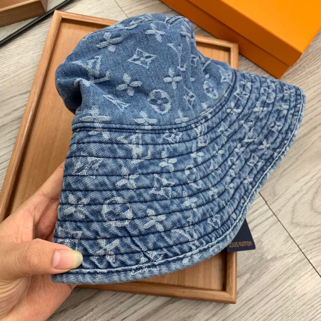 Louis Vuitton LV Cowboy Big-brimmed Fisherman Hat Sunhat