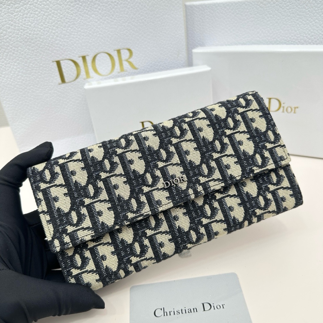 Dior Oblique Long Wallet