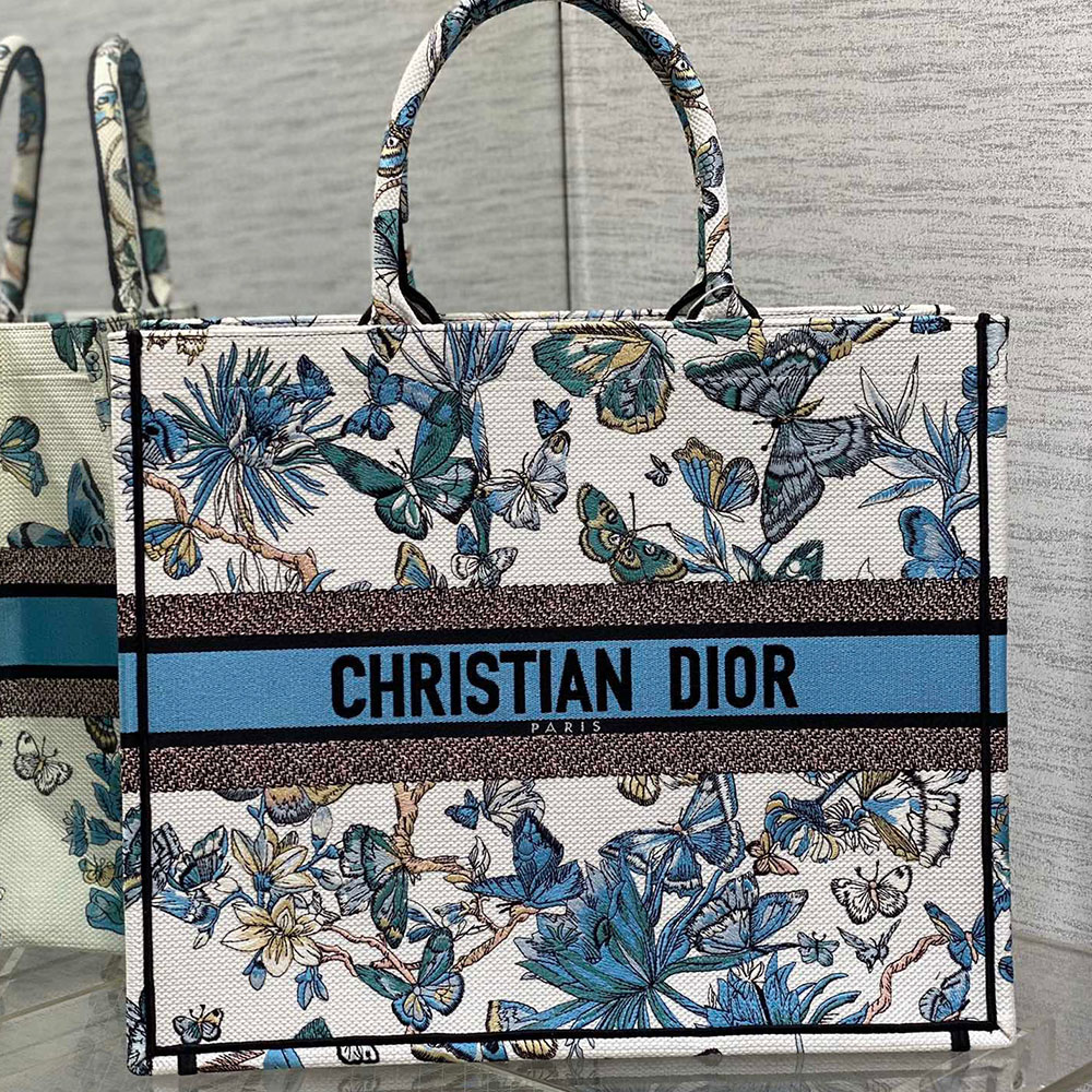 DIOR Book Tote Butterfly Series Bags