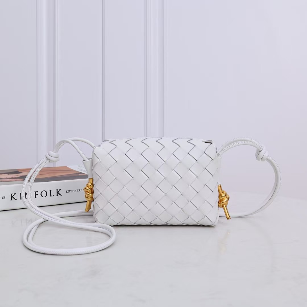 BV Bottega Veneta Mini Loop Metal Knots Bag