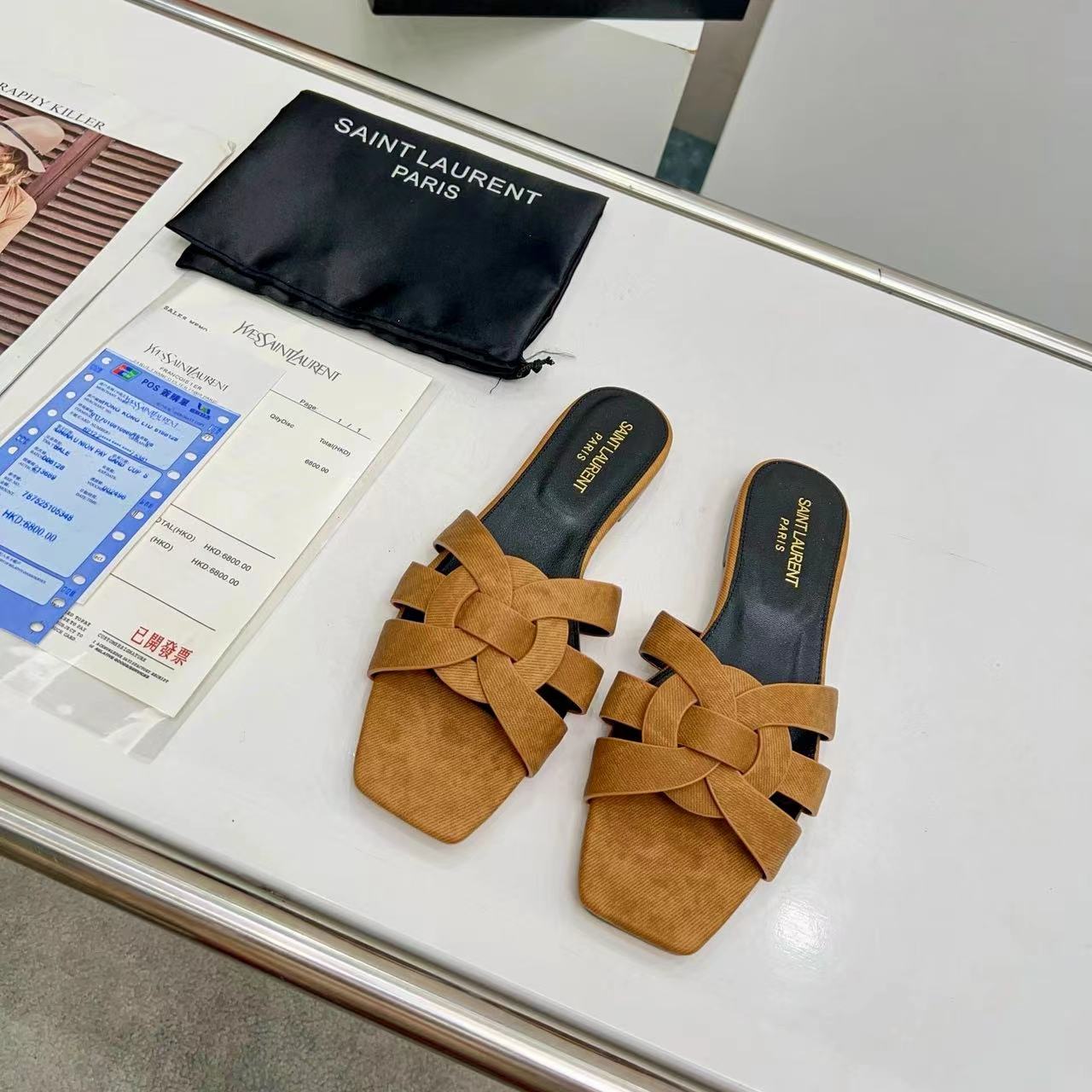 YSL Saint Laurent Nu Pieds Denim