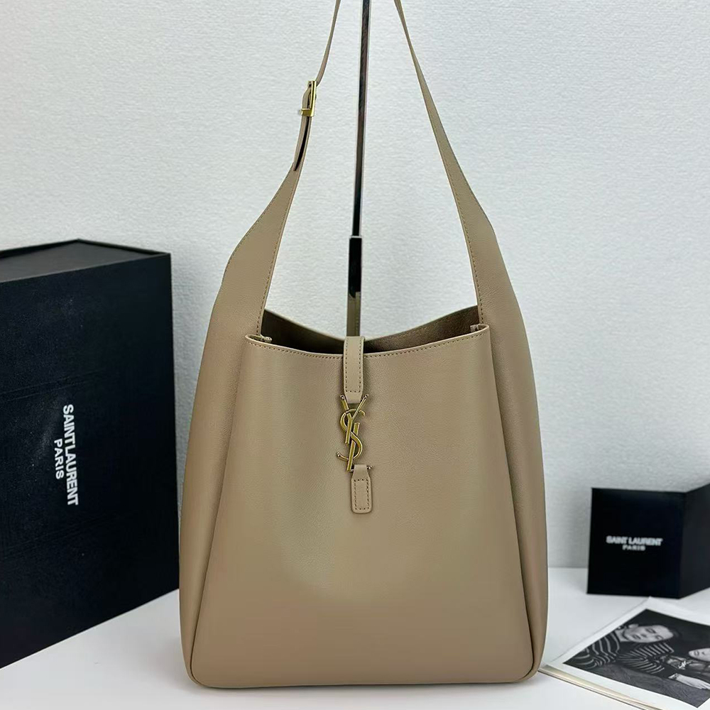 SAINT LAURENT YSL Le 5 à 7 Leather Shoulder Bag