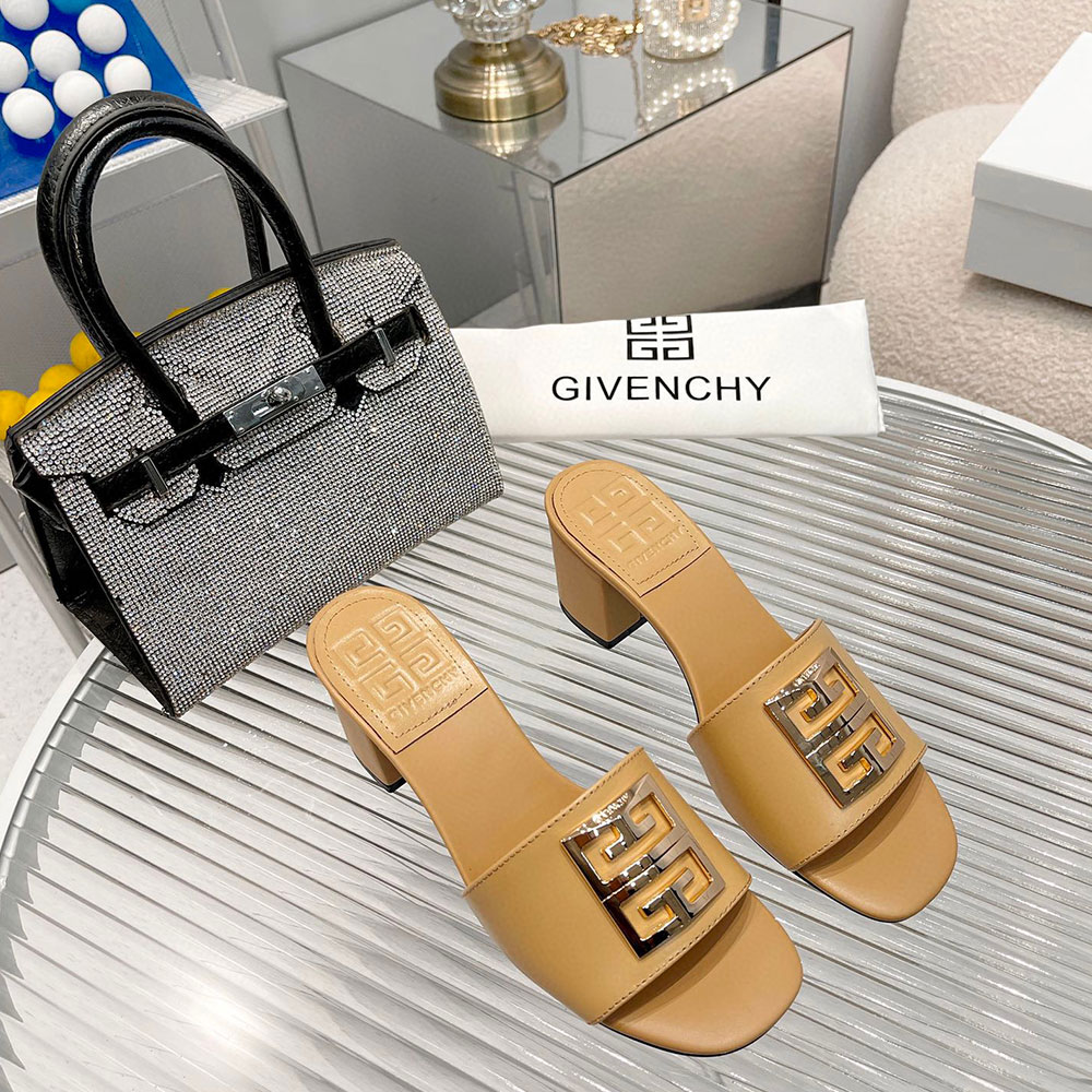Givenchy Leather Fashion Muggles  Slide Sandal