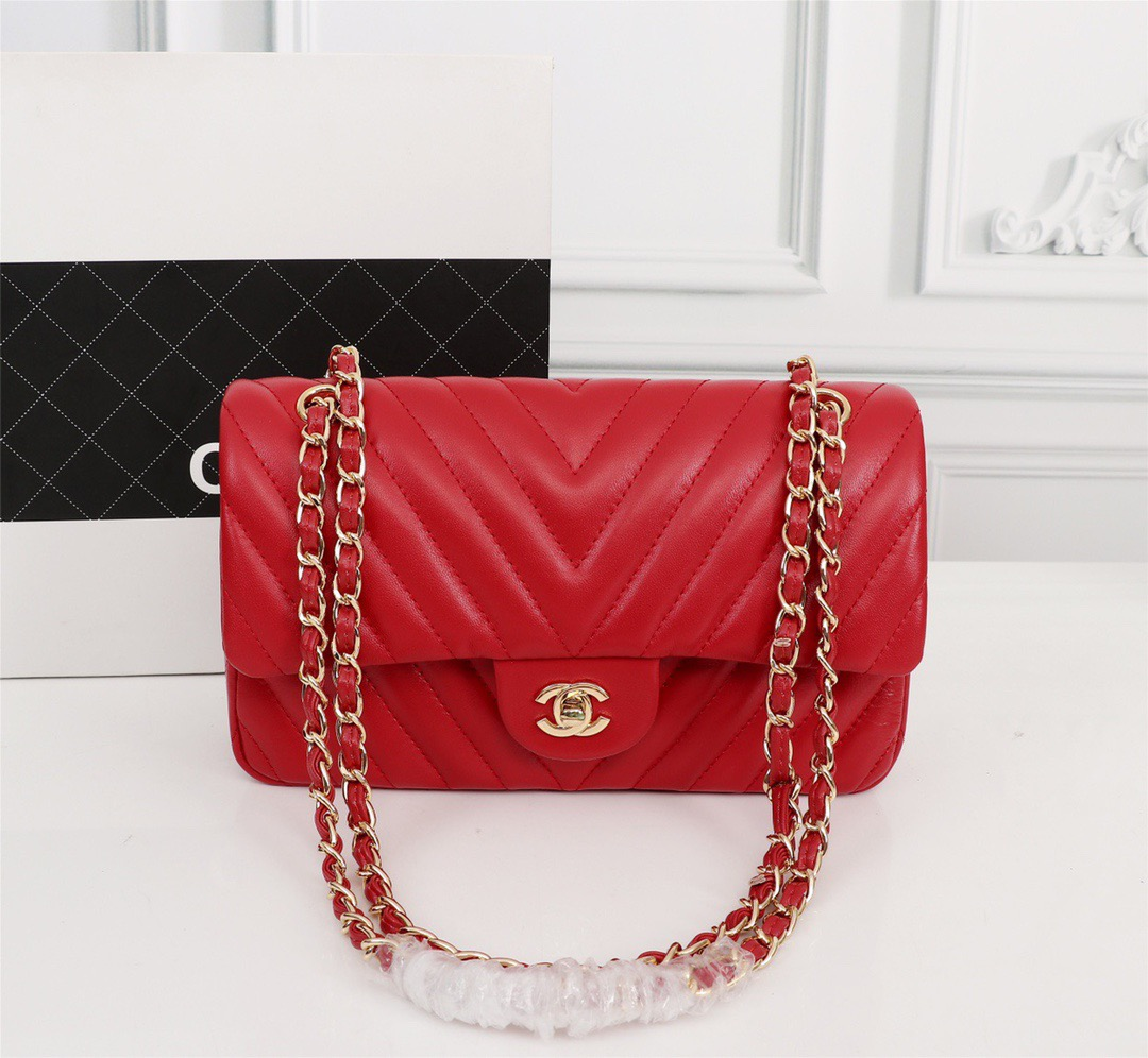 Chanel Clacssic Flap CF Chain Shoulder Strap Bag