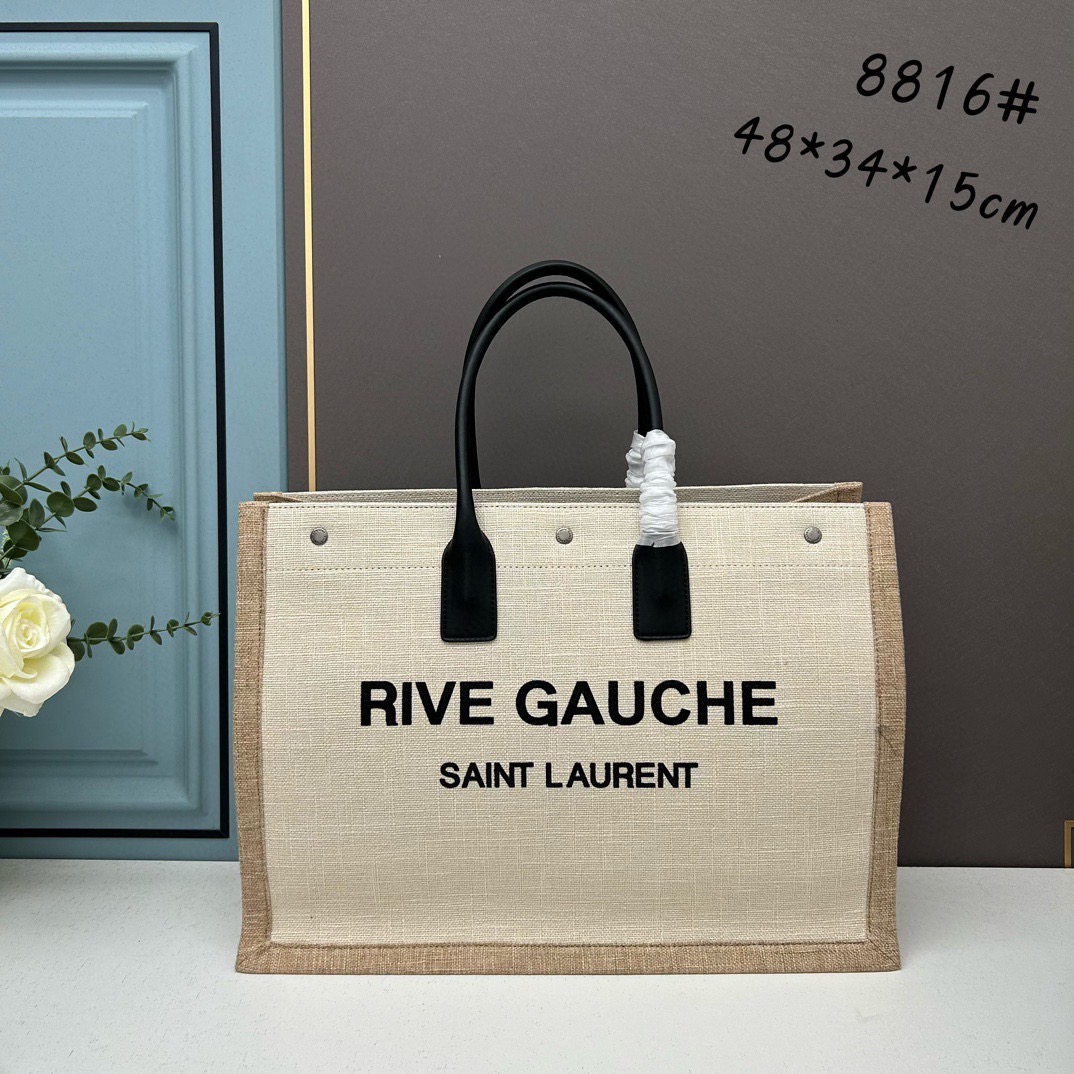 SAINT LAURENT YSL Rive Gauche Tote Bag