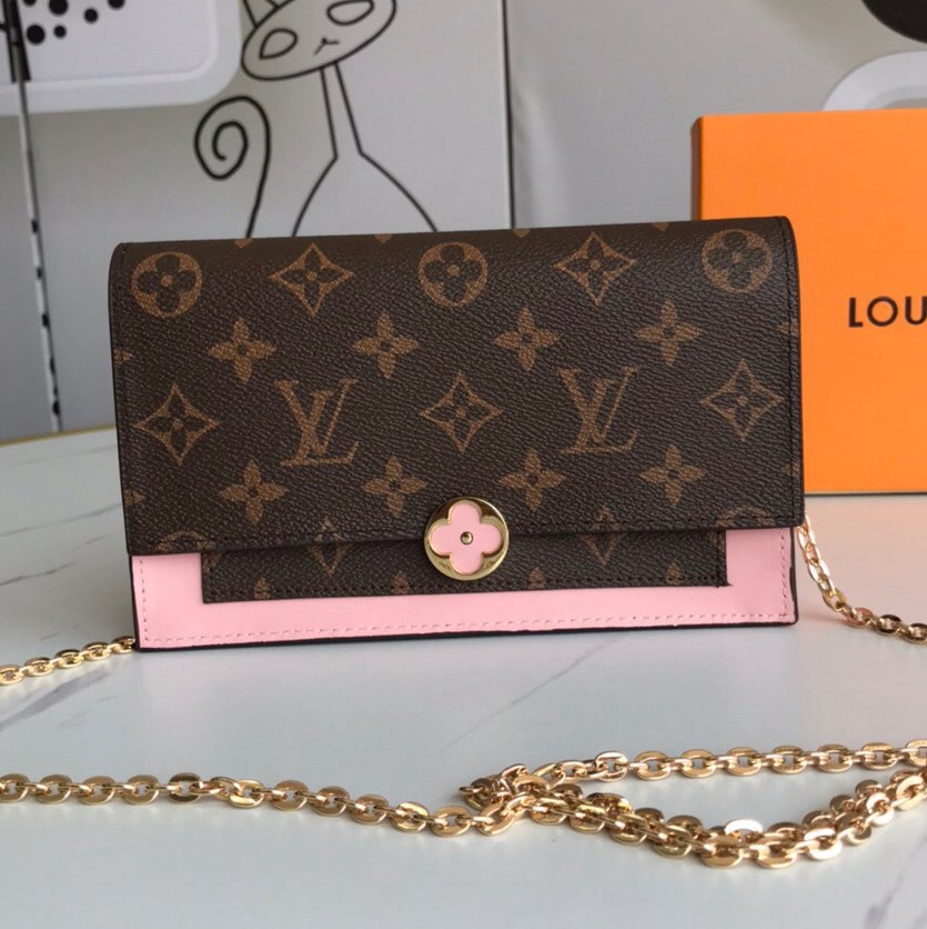 Louis Vuitton LV Flore Chain Wallet