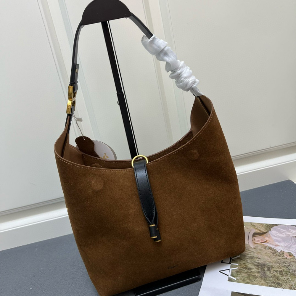 Chloe Marcie Suede Leather Bag