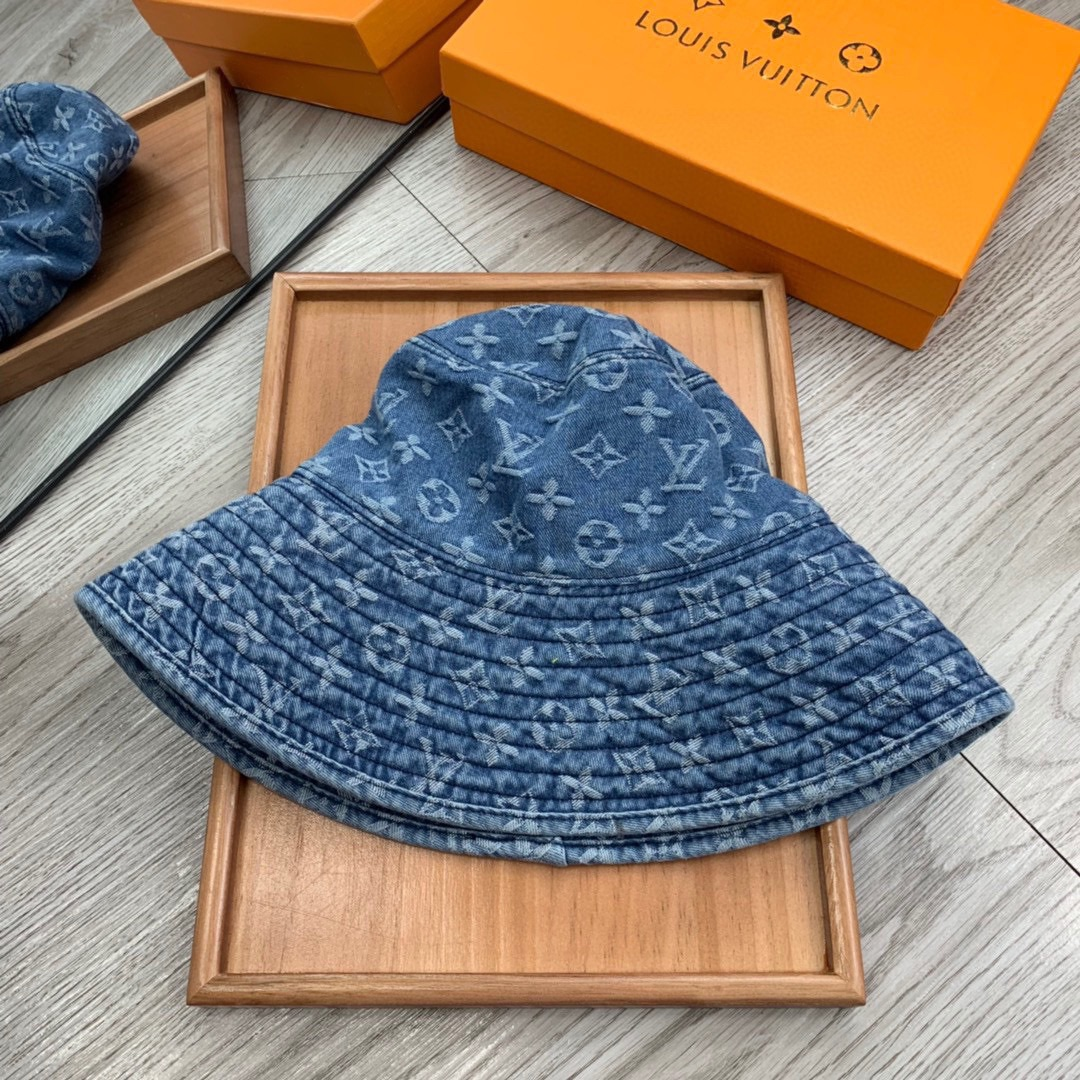 Louis Vuitton LV Cowboy Big-brimmed Fisherman Hat Sunhat