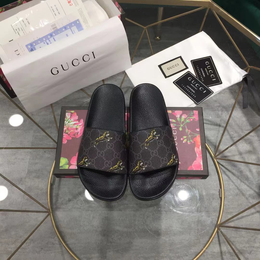 Gucci GG Blooms Supreme Floral Slide Sandal