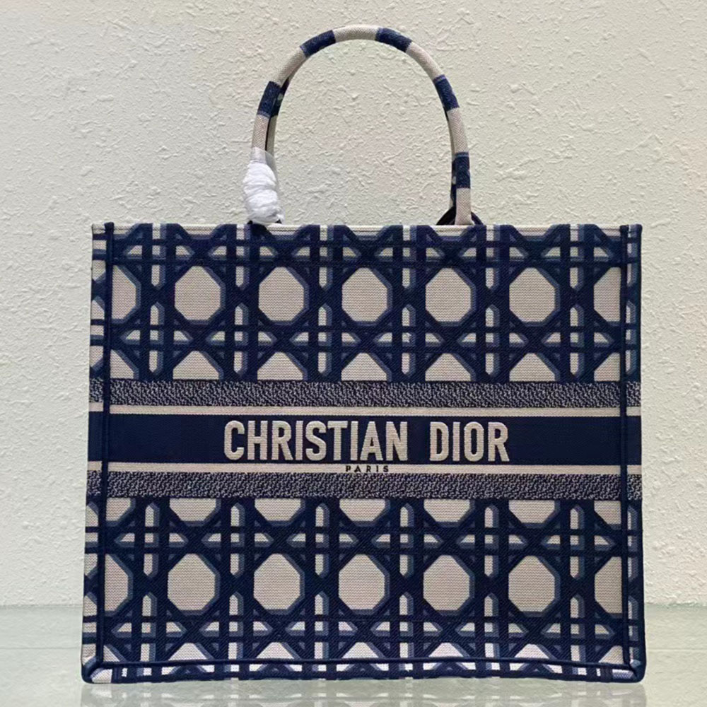 Dior Book Tote D-Lace Macrame