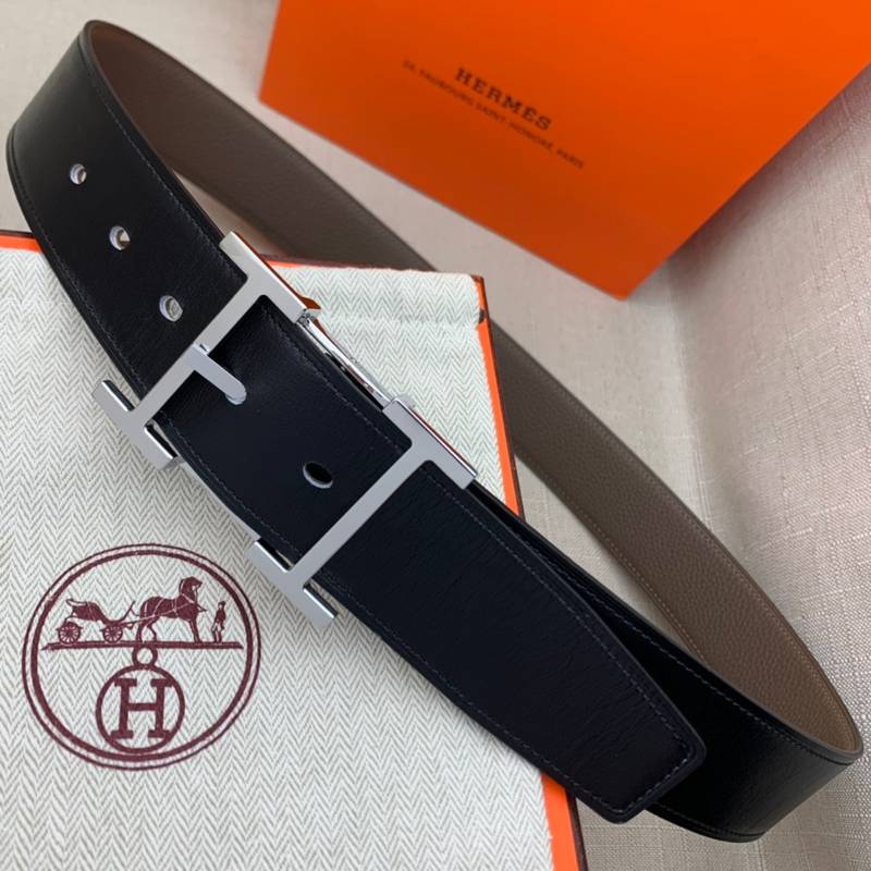 Hermes H Belt Buckle & Reversible Brown For Women, Women Belt 380MM