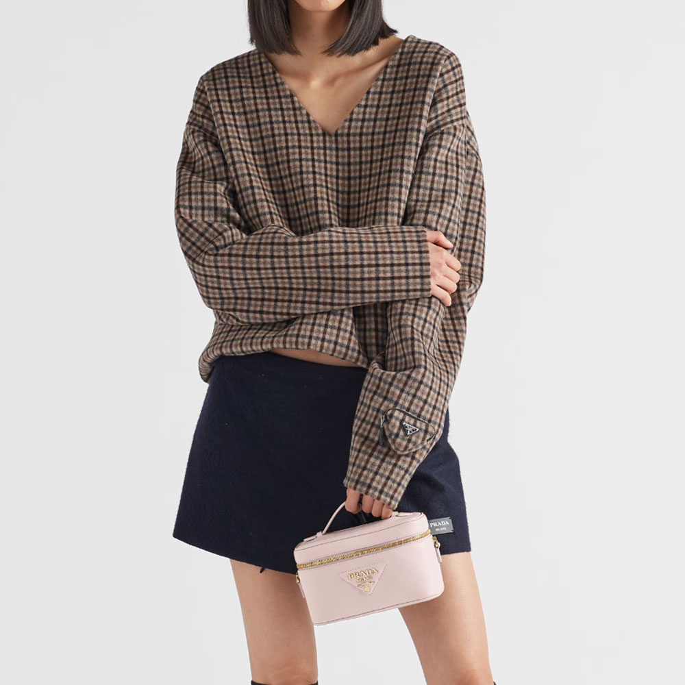 Prada Leather Makeup Bag