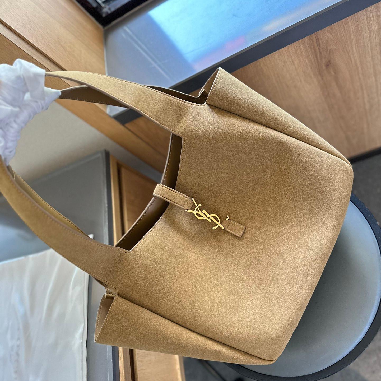 Saint Laurent YSl Le 5 A 7 Bea suede tote bag