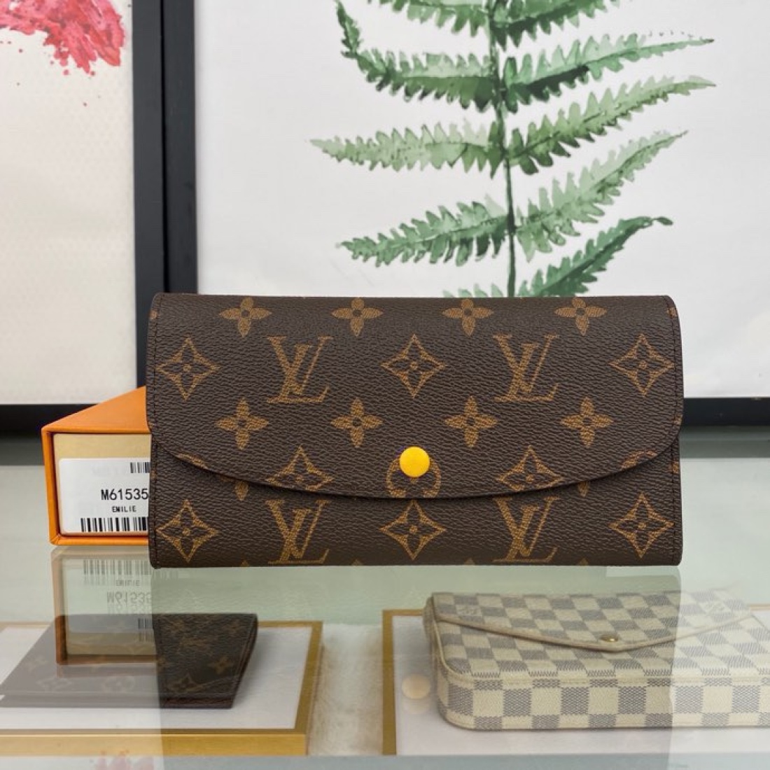 Louis Vuitton LV Emilie Snap On Wallet M61447