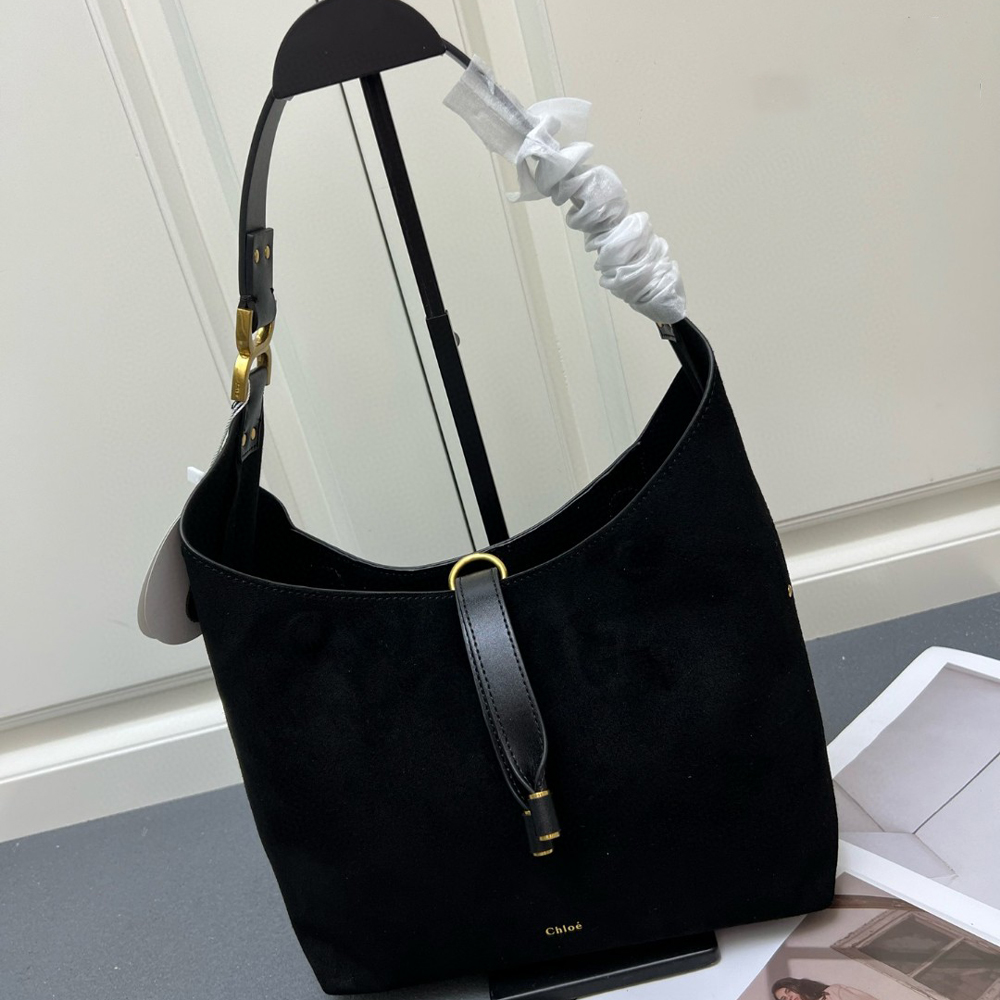 Chloe Marcie Suede Leather Bag