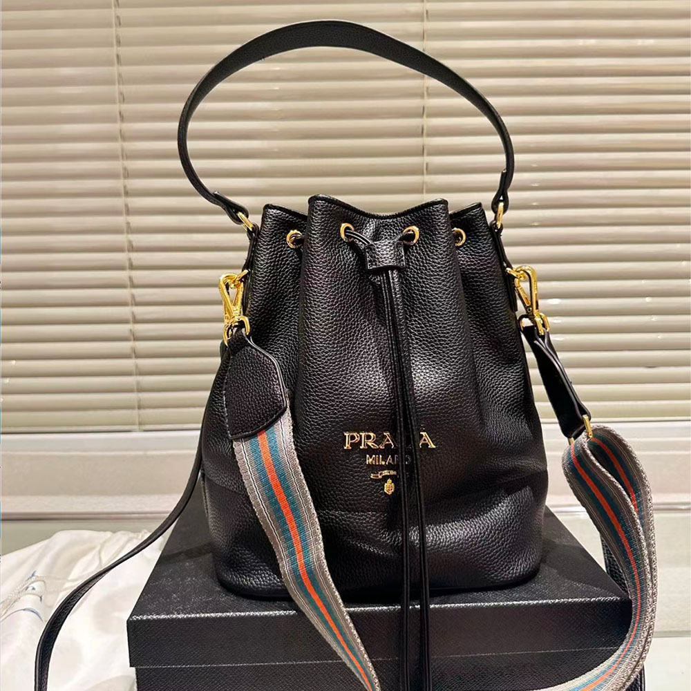 Prada Drawstring Cowhide Bag