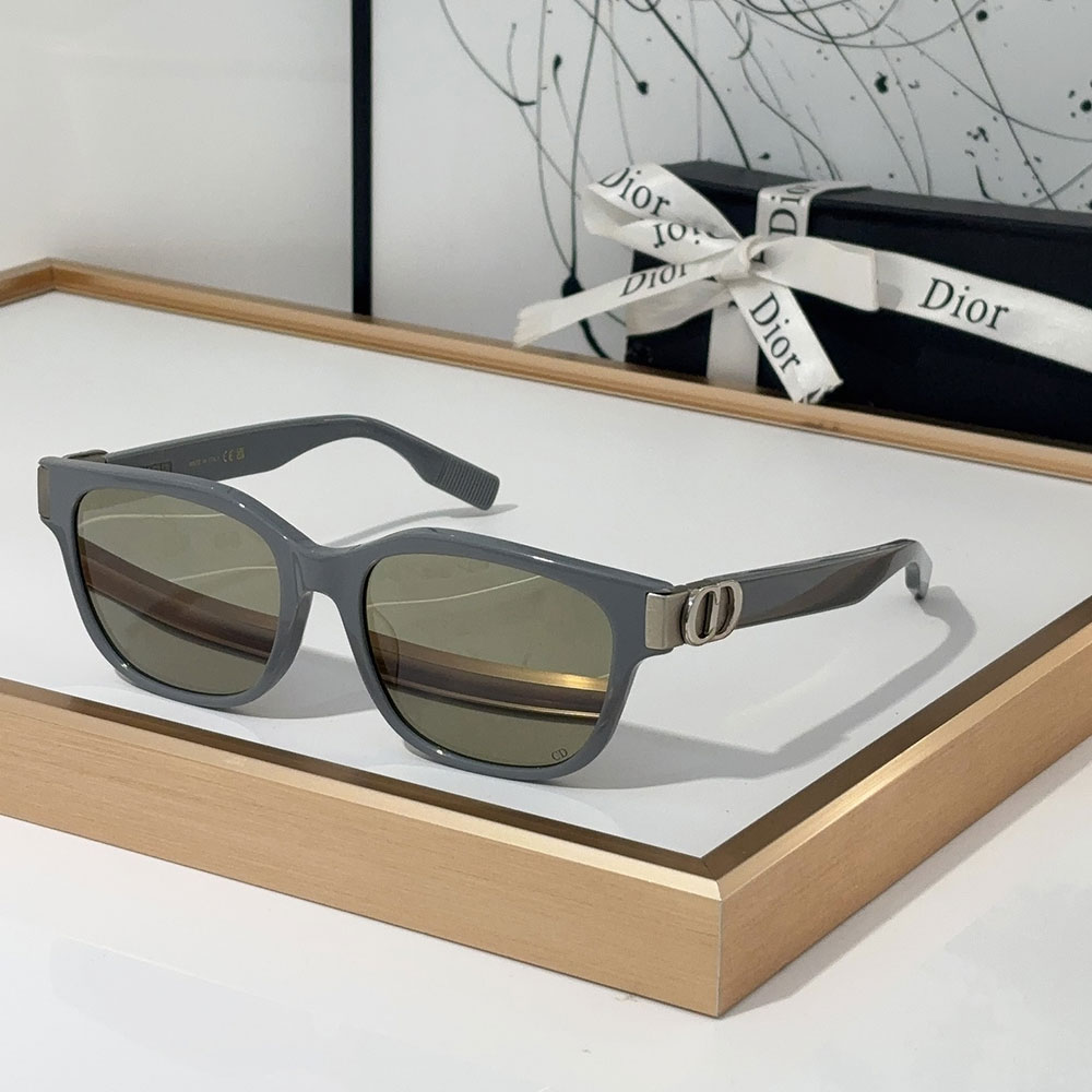 Dior  Mirror leg Logo identification Acetate fibre  sunglasses