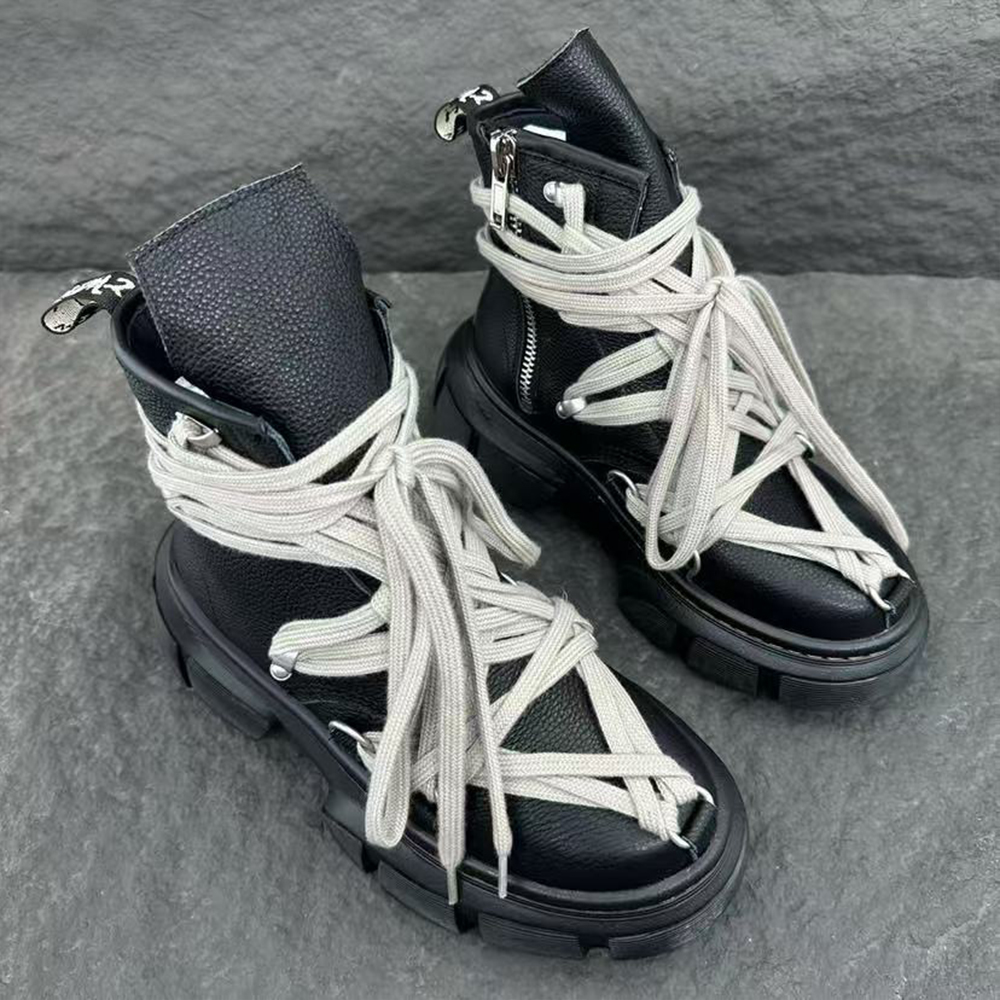 DR. MARTENS X RICK OWENS 1460 DMXL MEGALACE BOOT